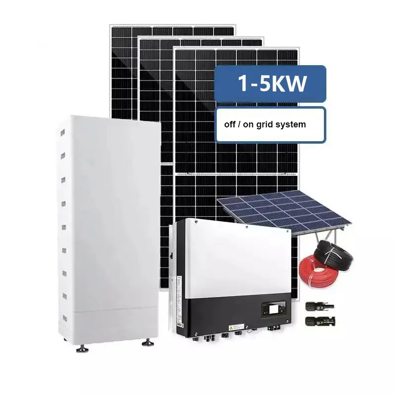 Ratopo 1kw 5kw 10kw Kit de paneles solares para el hogar sistema de energía solar fuera de la red conectado a la red para casas prefabricadas