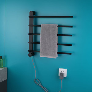 Electric Towel <b>Rack</b> With Constant Temperature Heating For Bathroom Towel <b>Drying</b> And Warmth 4 Bars Above - Product Image 2