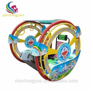 Juego de Diversión Giratorio de 360 Grados para Exteriores, Atracción de Parque de Atracciones de 2 Plazas, Coche Giratorio Feliz de 6s que Funciona con Monedas - Product Image 3