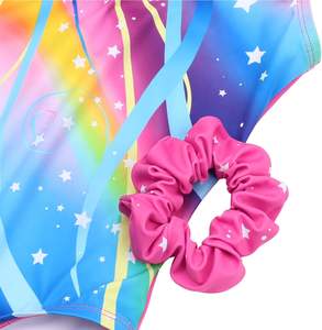 Justaucorps de ballet en gros pour filles, vêtements de danse de performance, vêtements de sport scintillants pour filles, vêtements de gymnastique noirs pour filles de 4 à 13 ans - Product Image 3