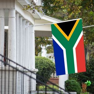 Bandera de Sudáfrica de 3x5 pies, tela de poliéster con dos ojales de latón, de una sola capa, para colgar en la pared, decoración interior y exterior - Product Image 3