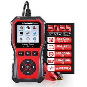 Testeur de batterie intelligent KONNWEI KW331 6V 12V 24V pour voiture, moto et camion avec vérification rapide, modèle 2026 - Product Image 1