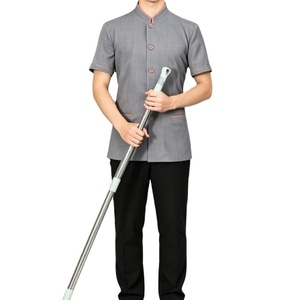 Uniforme à manches courtes pour personnel d'hôtel, <span class=keywords><strong>de</strong></span> restaurant, <span class=keywords><strong>de</strong></span> réception, <span class=keywords><strong>de</strong></span> service en chambre, <span class=keywords><strong>de</strong></span> nettoyage <span class=keywords><strong>et</strong></span> <span class=keywords><strong>de</strong></span> <span class=keywords><strong>ménage</strong></span> (hommes <span class=keywords><strong>et</strong></span> femmes) - Product Image 4