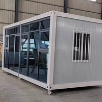 Maisons conteneur et maisons modernes préfabriquées maison villa avec structure en acier cadre soudé