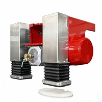 Scie à pont CNC italienne HUALONG robuste à 4 axes avec moteur pour la découpe de dalles de granit, quartz, marbre et pierre - Multifonctionnelle