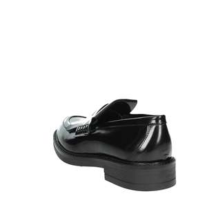 Mocassins pour homme Veni en cuir noir, chaussures formelles à enfiler - Product Image 2
