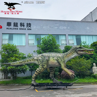 Çekici açık dino park yüksek kalite robotik yaşam boyutu Baryonyx dinozor animatronic modeli