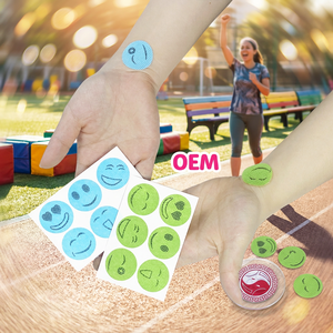 Autocollant <span class=keywords><strong>anti</strong></span>-moustiques pour poussette et vêtements d'enfants, patch naturel à base de plantes, fabricant OEM - Product Image 1