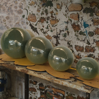 YiLiang bricolage 16cm boules de sphère en mousse verte mousse ronde de fleuriste humide pour les arrangements floraux de Noël et de remise des diplômes