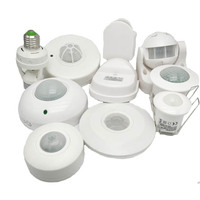 Sensor de movimiento infrarrojo de SP-SL01, interruptor de soporte de lámpara E27, bombillas Led automáticas, Control de luz, soporte de Sensor