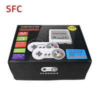 Console de jeu SFC-02 - Mini console rétro nostalgique couleur TV 620 Prise universelle filaire Jeu vidéo domestique 1 Go de mémoire Prise en charge
