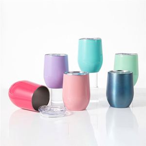 Gobelet à vin en acier inoxydable 304 de qualité supérieure avec doublure intérieure, large ouverture, facile à boire, article promotionnel ASM09 - Product Image 3