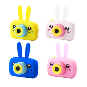 Caméra HD jouets pour enfants dessin animé petit lapin appareil photo numérique petite caméra vidéo minuscule pour enfants cadeaux d'anniversaire - Product Image 3
