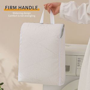 Bolsas de lavandería de malla de nido de abeja duraderas, bolsa de malla para lavar ropa en la lavadora, para ropa delicada - Product Image 3