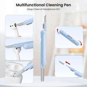 7 in 1 Cleaning Kit Computer Keyboard Cleaner Brush Earphones Cleaning Pen for Earphone Cleaning Tools Keycap Puller Set - Product Image 3