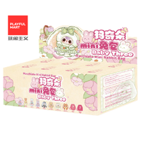 Caja Sorpresa Original de Peluche BB3 de la Serie Baby Three, Colgante de Peluche BB3 Macchiato Mini Rabbit Bag