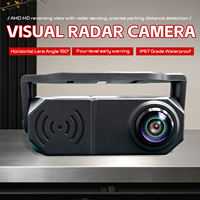 160 Chip Cerdas untuk Mobil, Radar Parkir Anti Air, Deteksi Mundur, Alarm Peringatan Dini, Kamera CCD 720P/1080P