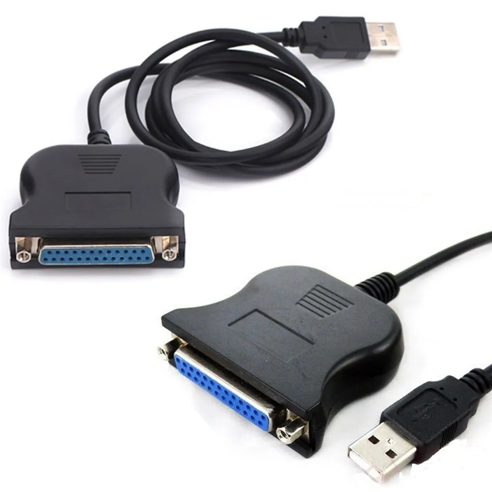 USB 2.0 to DB25 25-Pin / DB36 CN36 36Pin IEEE 1284 36 Pin Female Parallel Port Print Converter Cable Adapter LPT to USB Cable