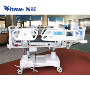 Cama de <span class=keywords><strong>hospital</strong></span> eléctrica completa de 3 columnas con posición de silla y extensión de 20cm - Product Image 4