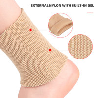 Semelles de compression de sport en silicone élastique pour femmes et hommes Protecteurs de main de patinage artistique et protecteurs de cheville pour le confort