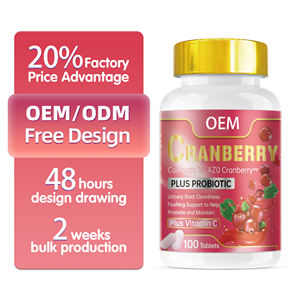 OEM Granberry Plus Probiotic & <b>Vitamin</b> <b>C</b> Beauty <b>Tablets</b> for Adult - Product Image 1
