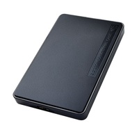 Casing Hard Disk Eksternal 2.5 Inch Plastik ABS Tanpa Alat 5Gbps 4TB Protokol UASP SATA HDD Enclosure USB 3.0 Box