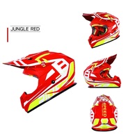 Casco todoterreno certificado DOT con logotipo personalizado de fabricante de gran oferta con casco de motocicleta de Material ABS de doble visera