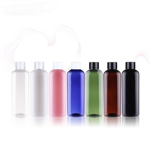 Bouteille de lotion cosmétique en plastique ambré vert PET écologique personnalisée de 100 ml avec pompe - Product Image 6