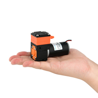 Pompe à diaphragme miniature Kamoer ELP02 12V/24V DC 600ml à tête unique avec moteur à balais pour instruments analytiques/échantillonnage/distribution
