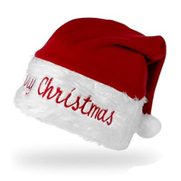 Gorro Navideño Personalizado con Nombre Bordado, Gorro de Santa Claus Único y Tejido a Mano