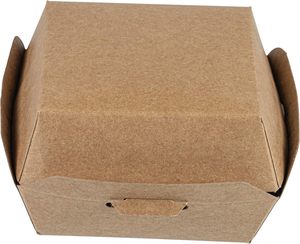 Caja de Cartón para Hamburguesas Desechable Personalizada de Grado Alimenticio, Caja de Papel Kraft para Hamburguesas, Embalaje Ecológico - Product Image 4