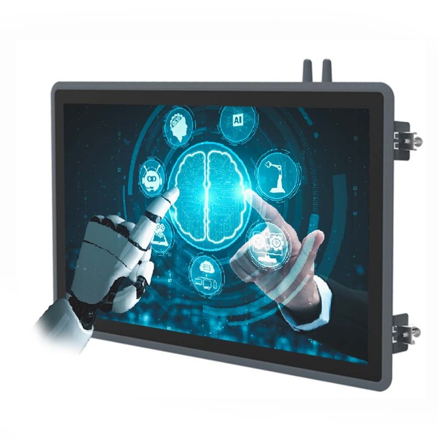 Muti Inch Touch Screen Panel Wide Screen Wall Mounted High Brightness Industrial Monitor