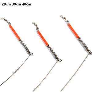 Vente en gros de branches de bras de plate-forme de pêche en mer de 20cm 30cm 40cm avec émerillons en <span class=keywords><strong>fil</strong></span> inoxydable <span class=keywords><strong>pour</strong></span> accessoires de pêche en eau salée de poisson-chat - Product Image 1