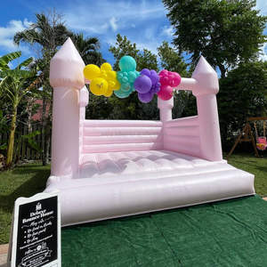 <span class=keywords><strong>Castillo</strong></span> Inflable <span class=keywords><strong>de</strong></span> Lujo Personalizado para Bodas, Material <span class=keywords><strong>de</strong></span> PVC Comercial, Casa Combinada con Tobogán para Jardín, Fiesta en la <span class=keywords><strong>Playa</strong></span> - Product Image 3