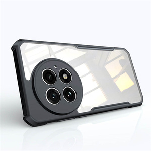 Đen TPU Bumper Rõ Ràng Acrylic Cứng Trong Suốt Cover Quay Lại Chống Xước Chống Mùa Thu Trường Hợp Điện Thoại Cho Oneplus 13 Một Cộng Với 13 13R - Product Image 2