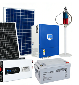ระบบพลังงานแสงอาทิตย์ไฮบริดแบบแกนตั้ง3KW 12V 24V 48V สำหรับฟาร์มนอกกริด - Product Image 1