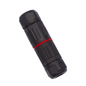 CDF-M3 Mini Waterproof Connector 3-Core Straight <b>Plug</b> In ABS LED Outdoor Use - Product Image 2