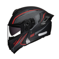 Casque de moto rabattable en ABS avec double visière, homologué ECE, doublure en mousse respirante, toutes saisons, taille XL