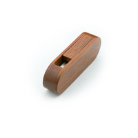 Memoria USB 2.0 Giratoria de Madera con Logotipo Personalizado, Venta al por Mayor, Regalo Empresarial, Memoria USB de Buena Calidad