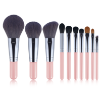 Pinceau cosmétique à logo personnalisé, taille de voyage, ensemble de pinceaux de maquillage à faible quantité minimale de commande