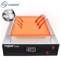 YAOGONG 918D Séparateur d'écran LCD 14 pouces à chauffage rapide avec pompe à vide puissante, machine de réparation d'écrans mobiles pour atelier de techniciens