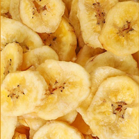 Natuurlijk vacuümgefrituurde bananenchips, knapperige gouden gedroogde fruitsnack, OEM groothandel, gezonde gedroogde voedingsmiddelenleverancier