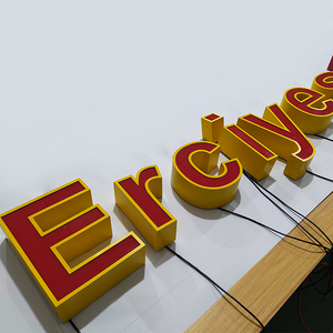 Custom Waterproof Led Giant Vintage Sign 3D Big Colorful <strong>Plastic</strong> <strong>Letter</strong> with Light for Sign - Product Image 4
