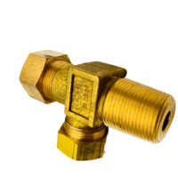 Vanne de bouteille de gaz de type aiguille QF-10 en laiton pour le chlore