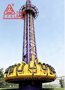 Torre de Caída Libre Giratoria para Parques de Atracciones, Personalizada por Proveedor Chino, para Adultos, de Metal, para Exteriores - Product Image 2