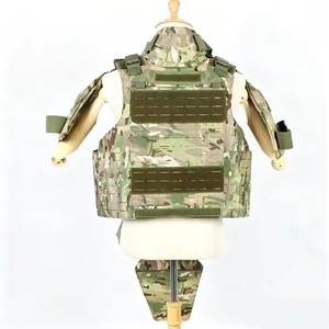 Gilet tactique modulaire à libération rapide MOLLE avec pochettes détachables, gilet de tir pour agent de sécurité, pour l'entraînement en plein air - Product Image 1
