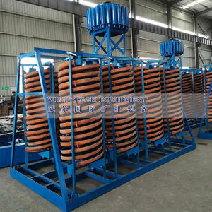 Séparateur par gravité à spirale en fibre de verre Pompe 4t/h Capacité Lavage du sable de silice Charbon Séparateur minéral Humphrey Marque GANDONG - Product Image 6