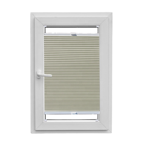 <span class=keywords><strong>Persianas</strong></span> de panal de día y noche integradas, cortinas plisadas celulares con instalación de resorte, patrón Horizontal de tela opaca - Product Image 1