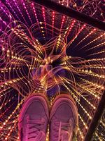 Filament Infinity LED piste de danse RGB lumière de scène éclairage interactif