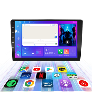 วิทยุติดรถยนต์ 2Din AI 9 นิ้ว IPS สเตอริโอ มัลติมีเดีย AM FM BT DSP 4G LTE GPS <span class=keywords><strong>Carplay</strong></span> 2+64GB เครื่องเล่น DVD อัตโนมัติ สำหรับรถยนต์ทั่วไป - Product Image 1